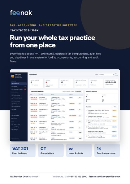 Tax Practice Desk brochure cover